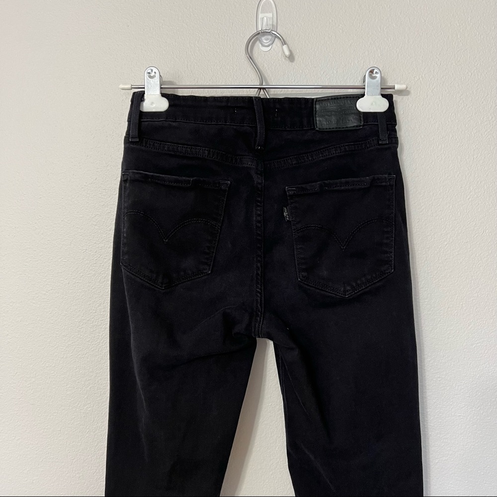 Levi’s 721 High Rise Skinny Black Jeans—26 - Picture 11 of 16